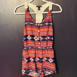 FOREVER 21 Women's Multi-Colored Romper